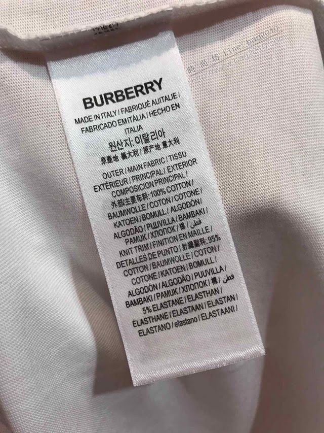 Burberry新款短袖 巴寶莉2020新款T恤 頂級品質  tzy2530